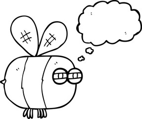 thought bubble cartoon angry bee