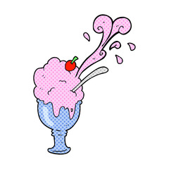 cartoon ice cream