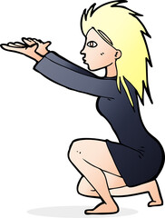 cartoon womn casting spel