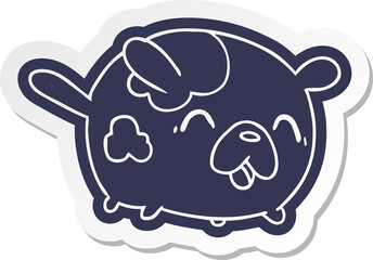 cartoon sticker kawaii cute patch dog