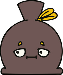cute cartoon sack
