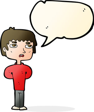recommend clip art: cartoon unhappy man with speech bubble
