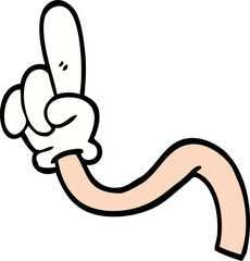 cartoon doodle hand gestures