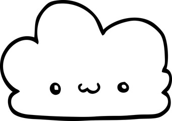 cute cartoon cloud