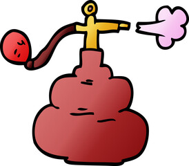 cartoon doodle perfume bottle