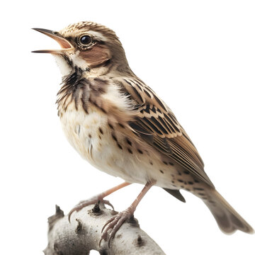 lark on transparent background, png, generative ai.