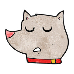 textured cartoon dog