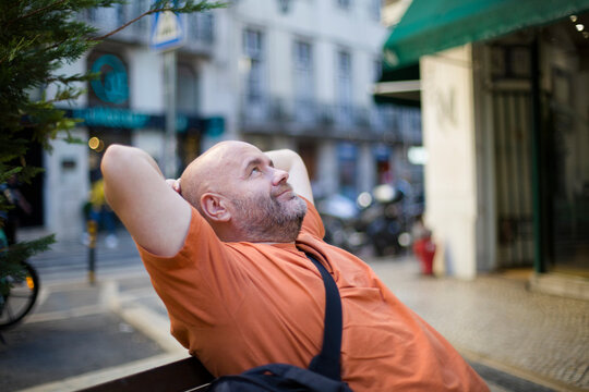 relaxing in the city