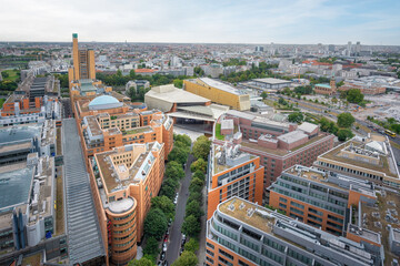 Aerial view of Berlin with Theater at Potsdamer Platz - Berlin, Germany