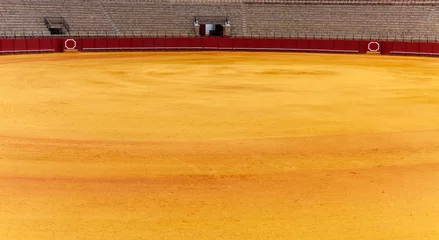 Fotobehang bullfight arena, plaza de toros, Sevilla, Spain © Maris Maskalans