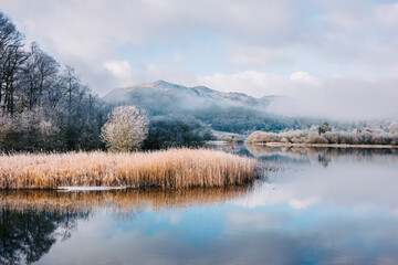 Elterwater reflections in winter