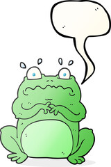 speech bubble cartoon funny frog