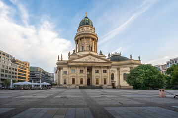 Fototapeta na wymiar German Cathedral at Gendarmenmarkt Square - Berlin, Germany