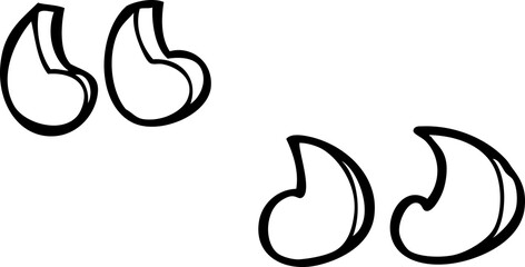 cartoon quotation marks