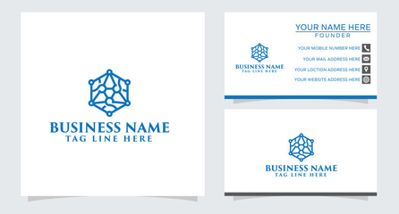 security tech logo design template vector
