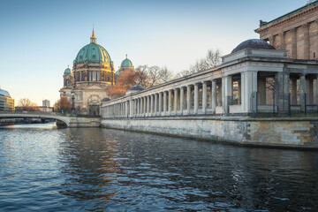 Museum Island and Spree River with Colonnade Courtyard and Berlin Cathedral - Berlin, Germany © diegograndi