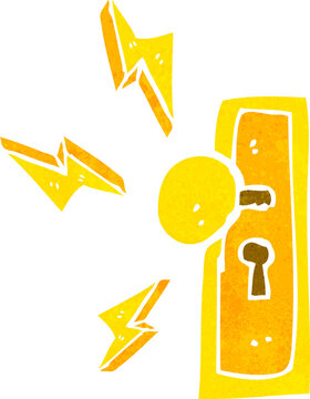 cartoon door knob