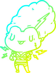 cold gradient line drawing undead monster bride woman