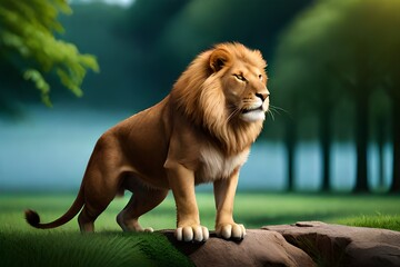 Obraz premium portrait of a lion