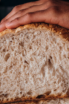Rustic sourdough homemade bread 