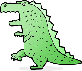 Fototapeta premium cartoon dinosaur