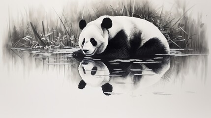 Reflections of a Dreamy Panda