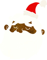 cartoon santa claus face