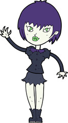 cartoon vampire girl