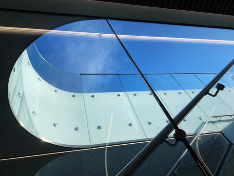 skylight and blue sky
