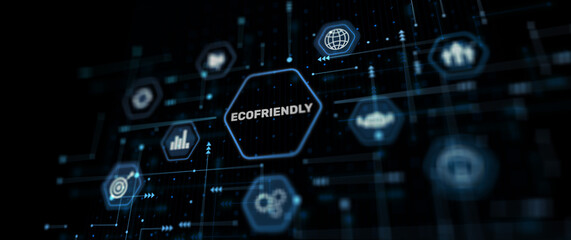 Eco friendly background. Earth energy concept. Mixed Media