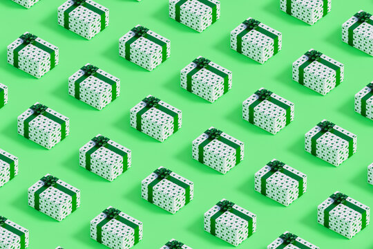 Gift wrapped presents