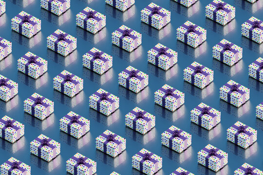 Gift wrapped presents