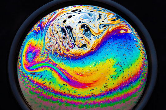 Macro photography on the theme of science fiction and space