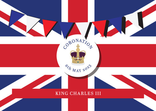 King Charles III Coronation 6th May 2023 vector