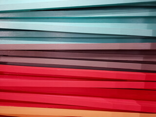 Fototapeta premium stack of colorfull wooden blocks