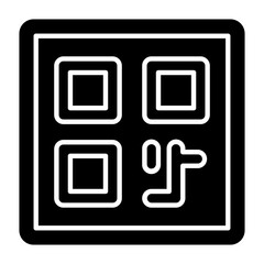 Barcode Glyph Icon