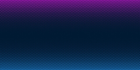 Abstract Background Blue Pink Halftone Gradient With Empty Copy Space Vector Template Illustration
