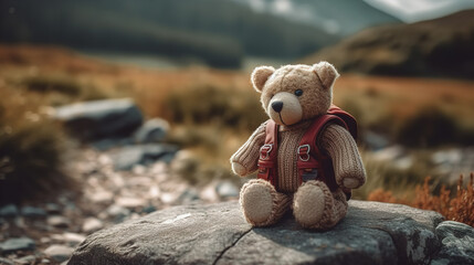 teddy bear sitting