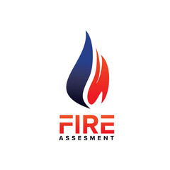 fire assessment company logo design