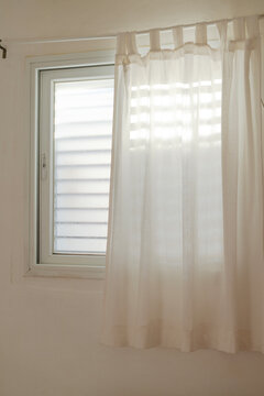 Opened Window Blinds
