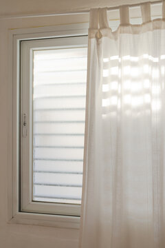 Opened Window Blinds
