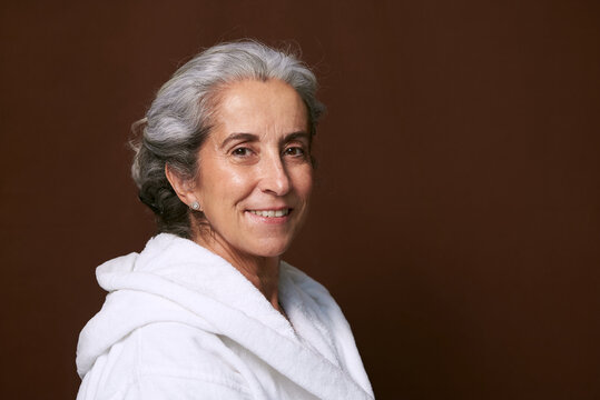 Happy Mature Woman - Powered by Adobe