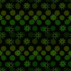 Paint polka dots seamless spots pattern for wrapping paper and fabrics and linens and kids clothes print