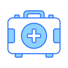 The first aid kit icon typically represents a collection of supplies and equipment used to provide medical assistance in emergency situations