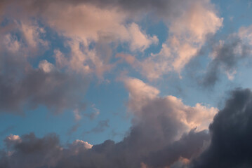 Clouds in the sky at sunrise
