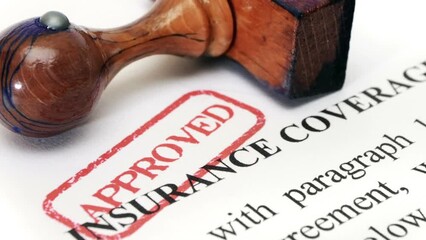 Insurance coverage approved dolly shot