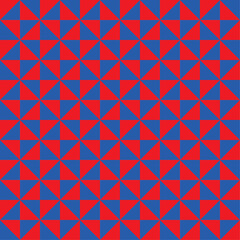 Seamless abstract pattern with colorful shapes Geometrical retro template for fabric, background, surface design, packaging Vector illustration