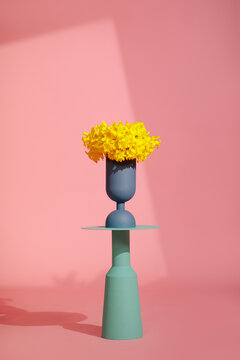 Narcissus flower in vase