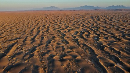 Golden Deserts in Balochistan shot on dji mini 2