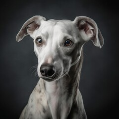 Whippet Dog, Animal Portrait